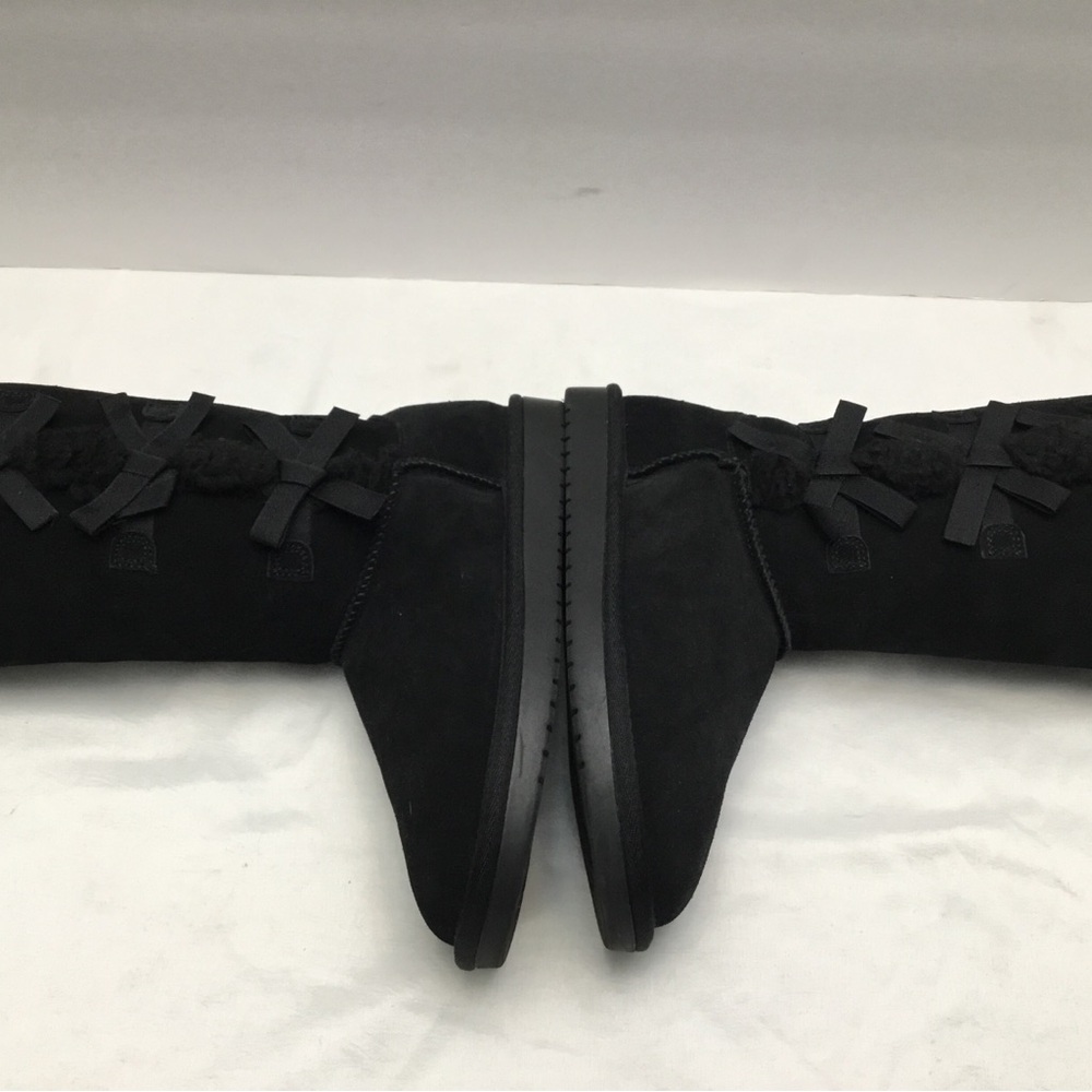 Koolaburra Black Suede Boots with Plush Lining - Picture 8 of 16